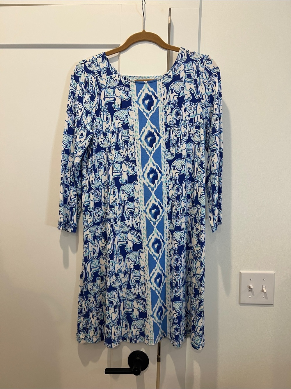 Lilly Pulitzer Ophelia Swing Dress Get Trunky Long Sleeve Mini